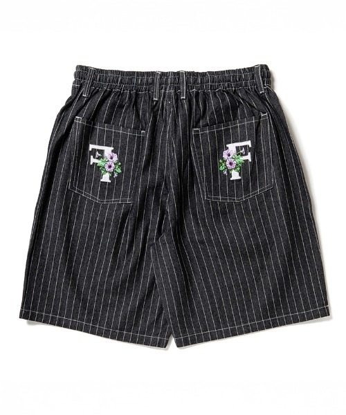 430（フォーサーティ）の「mp14917- ES STRIPE DENIM SHORTS デニムショートパンツ(26-098)（その他パンツ・メンズ・ブラック/インディゴブルー・3/2/1/0）」の12枚目の写真