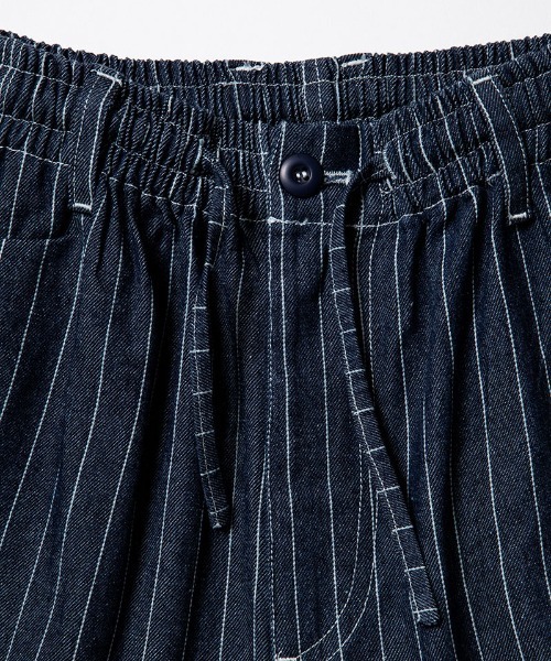 430（フォーサーティ）の「mp14917- ES STRIPE DENIM SHORTS デニムショートパンツ(26-098)（その他パンツ・メンズ・ブラック/インディゴブルー・3/2/1/0）」の13枚目の写真