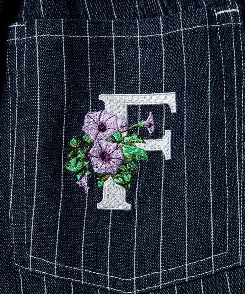 430（フォーサーティ）の「mp14917- ES STRIPE DENIM SHORTS デニムショートパンツ(26-098)（その他パンツ・メンズ・ブラック/インディゴブルー・3/2/1/0）」の16枚目の写真