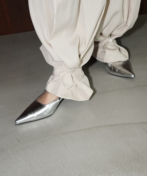 chuclla(チュクラ)の「アレンジドレープワイドパンツ chw26s169(その他パンツ・レディース・アイボリー/カーキ・L/M/S)」の6枚目の写真