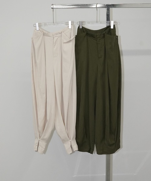 chuclla(チュクラ)の「アレンジドレープワイドパンツ chw26s169(その他パンツ・レディース・アイボリー/カーキ・L/M/S)」の19枚目の写真