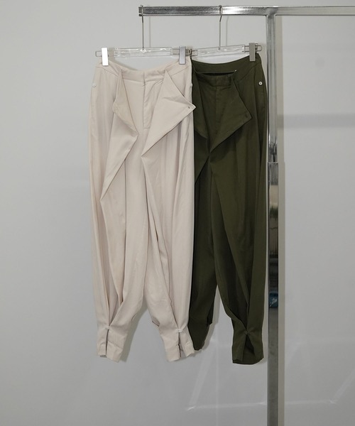 chuclla(チュクラ)の「アレンジドレープワイドパンツ chw26s169(その他パンツ・レディース・アイボリー/カーキ・L/M/S)」の20枚目の写真
