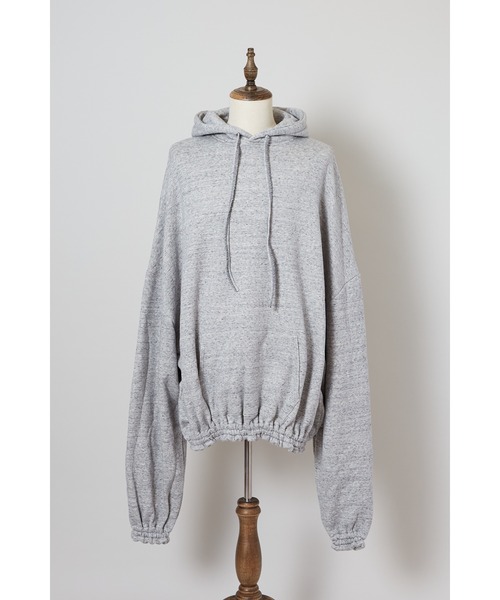 SHINYAKOZUKA（シンヤコヅカ）の「UPCYCLED GIANT HOODIE（スウェット・メンズ・ヘザーグレー/ライトグレー系/グレー系その他・X-SMALL/MEDIUM/SMALL）」の9枚目の写真