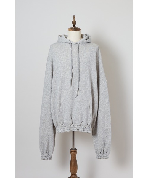 SHINYAKOZUKA（シンヤコヅカ）の「UPCYCLED GIANT HOODIE（スウェット・メンズ・ヘザーグレー/ライトグレー系/グレー系その他・X-SMALL/MEDIUM/SMALL）」の4枚目の写真