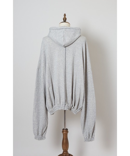 SHINYAKOZUKA（シンヤコヅカ）の「UPCYCLED GIANT HOODIE（スウェット・メンズ・ヘザーグレー/ライトグレー系/グレー系その他・X-SMALL/MEDIUM/SMALL）」の6枚目の写真