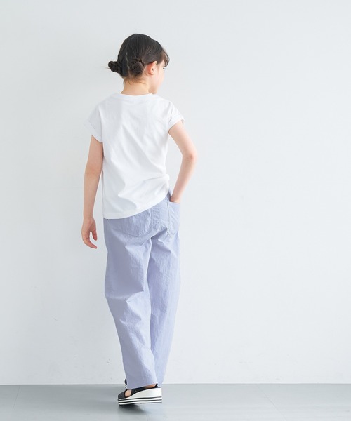 coca(coca)(コカ)の「キッズ アシメレースアップワイドパンツ(その他パンツ・キッズ・ブラック/ラベンダー・150/140/130/120)」の10枚目の写真
