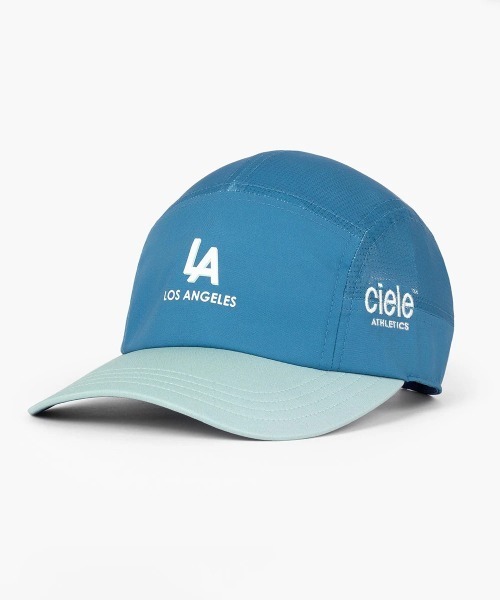 go slow caravan(ゴースローキャラバン)の「Ciele/シエル Athletics GO CAP SC -COMP-WWM26(キャップ・メンズ・コーラルピンク/ブラック/ロイヤルブルー/ブルー系その他/ネイビー/グレー・FREE)」の5枚目の写真