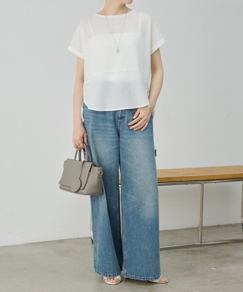 BEARDSLEY(ビアズリー)の「《4/2(木)18:00予約開始》ウシロコクーンブラウス(シャツ/ブラウス・レディース・ホワイト/ブラック・FREE)」の10枚目の写真