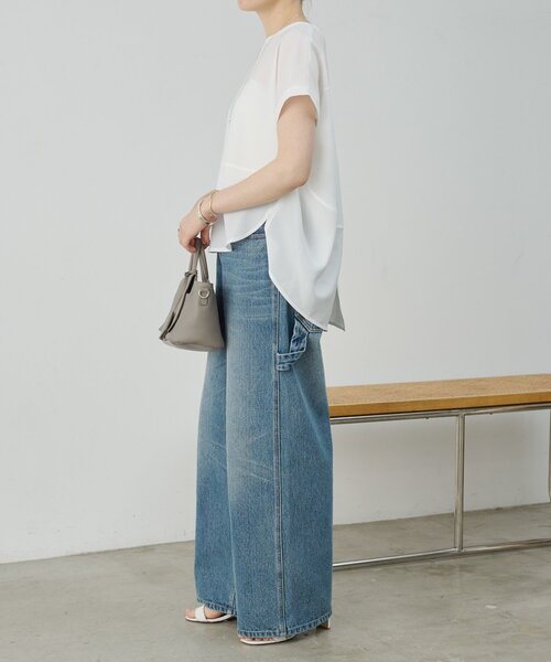 BEARDSLEY(ビアズリー)の「《4/2(木)18:00予約開始》ウシロコクーンブラウス(シャツ/ブラウス・レディース・ホワイト/ブラック・FREE)」の11枚目の写真