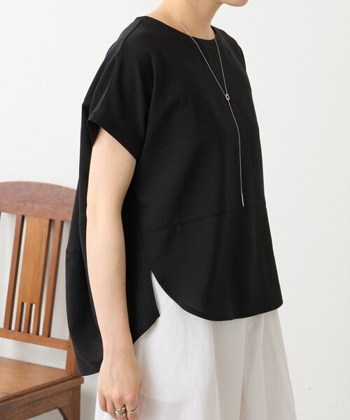 BEARDSLEY(ビアズリー)の「《4/2(木)18:00予約開始》ウシロコクーンブラウス(シャツ/ブラウス・レディース・ホワイト/ブラック・FREE)」の17枚目の写真