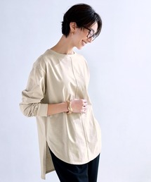 IEDIT 大人にふさわしい日本製 MVSコットン100%の吸汗速乾カットソートップス