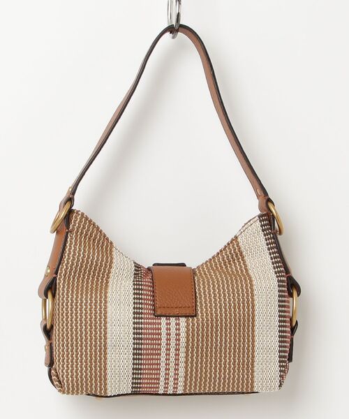Guess（ゲス）の「CAMDEN Mini Shoulder Bag ショルダーバッグ（ショルダーバッグ・レディース・ブラウン/ホワイト×グリーン・ONE SIZE）」の13枚目の写真