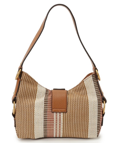 Guess（ゲス）の「CAMDEN Mini Shoulder Bag ショルダーバッグ（ショルダーバッグ・レディース・ブラウン/ホワイト×グリーン・ONE SIZE）」の3枚目の写真