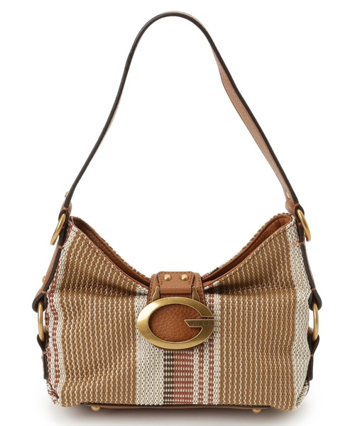 Guess（ゲス）の「CAMDEN Mini Shoulder Bag ショルダーバッグ（ショルダーバッグ・レディース・ブラウン/ホワイト×グリーン・ONE SIZE）」の17枚目の写真