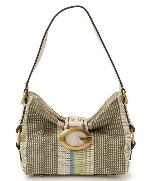 Guess（ゲス）の「CAMDEN Mini Shoulder Bag ショルダーバッグ（ショルダーバッグ・レディース・ブラウン/ホワイト×グリーン・ONE SIZE）」の18枚目の写真