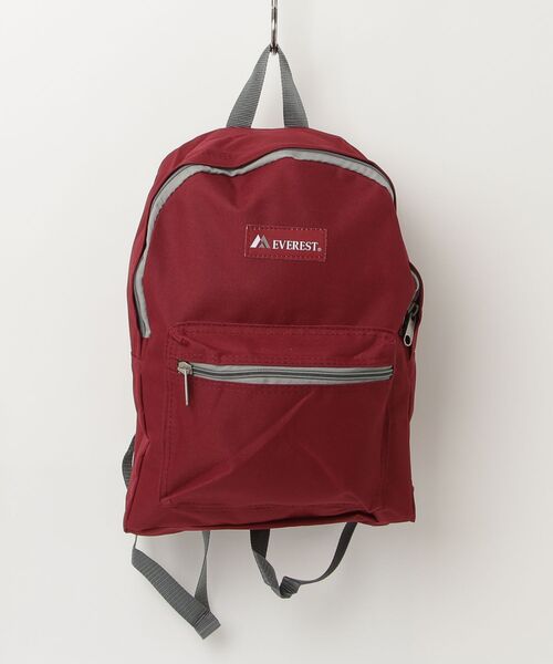 EVEREST(エベレスト)の「【T18】【EVEREST/エベレスト】BASIC BACKPACK(バックパック/リュック・メンズ・マルーン・FREE)」の1枚目の写真