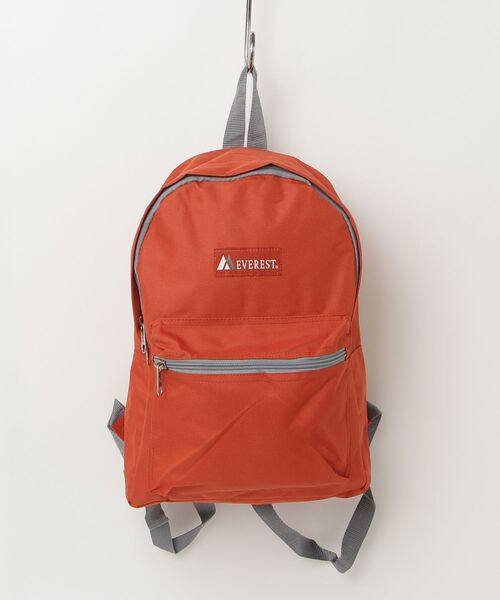 EVEREST(エベレスト)の「【T18】【EVEREST/エベレスト】BASIC BACKPACK(バックパック/リュック・メンズ・マルーン/オレンジ/グリーン・FREE)」の1枚目の写真