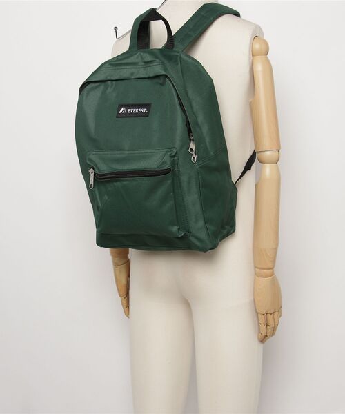 EVEREST(エベレスト)の「【T18】【EVEREST/エベレスト】BASIC BACKPACK(バックパック/リュック・メンズ・マルーン/オレンジ/グリーン・FREE)」の7枚目の写真