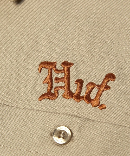 HUF（ハフ）の「FANTASIES WORK SHIRT（シャツ/ブラウス・メンズ・ダークグリーン/タン・S/M/L/XL）」の11枚目の写真