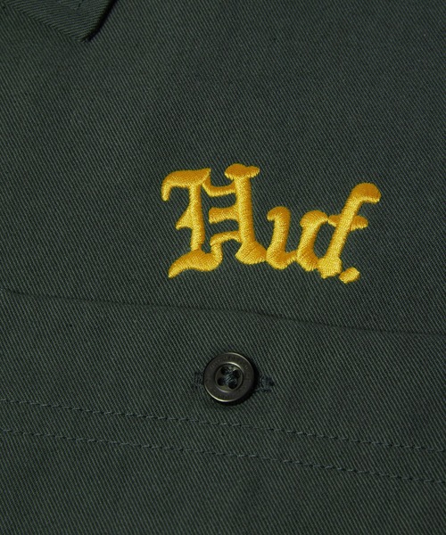 HUF（ハフ）の「FANTASIES WORK SHIRT（シャツ/ブラウス・メンズ・ダークグリーン/タン・S/M/L/XL）」の8枚目の写真
