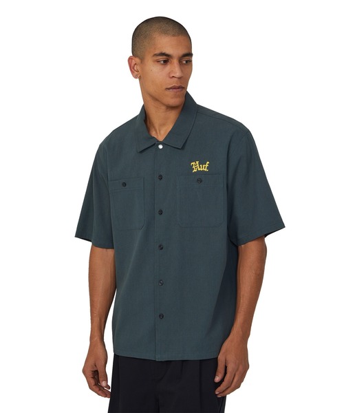 HUF（ハフ）の「FANTASIES WORK SHIRT（シャツ/ブラウス・メンズ・ダークグリーン/タン・S/M/L/XL）」の16枚目の写真