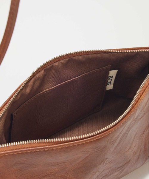 EFOLE(エフォル)の「Soft wide shoulderbag/ソフトワイドショルダーバッグ(ショルダーバッグ・レディース・ブラウン/ブラック・FREE)」の7枚目の写真