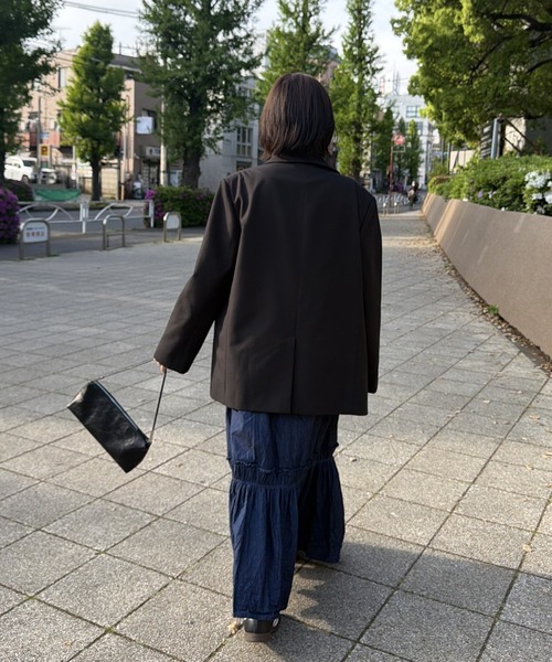 EFOLE(エフォル)の「Soft wide shoulderbag/ソフトワイドショルダーバッグ(ショルダーバッグ・レディース・ブラウン/ブラック・FREE)」の15枚目の写真