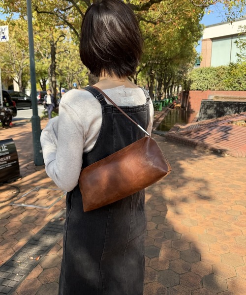 EFOLE(エフォル)の「Soft wide shoulderbag/ソフトワイドショルダーバッグ(ショルダーバッグ・レディース・ブラウン/ブラック・FREE)」の14枚目の写真