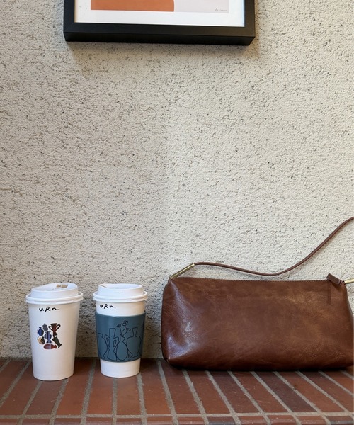 EFOLE(エフォル)の「Soft wide shoulderbag/ソフトワイドショルダーバッグ(ショルダーバッグ・レディース・ブラウン/ブラック・FREE)」の13枚目の写真