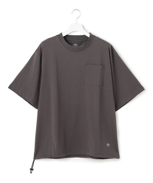 J.PRESS YORK STREET（ジェイプレスヨークストリート）の「【UNISEX】接触冷感 ポケットTシャツ（Tシャツ/カットソー・メンズ・グレー系/ホワイト系/ライトグリーン系・LARGE/MEDIUM/SMALL）」の2枚目の写真