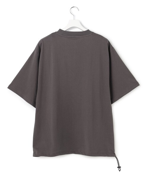 J.PRESS YORK STREET（ジェイプレスヨークストリート）の「【UNISEX】接触冷感 ポケットTシャツ（Tシャツ/カットソー・メンズ・グレー系/ホワイト系/ライトグリーン系・LARGE/MEDIUM/SMALL）」の4枚目の写真