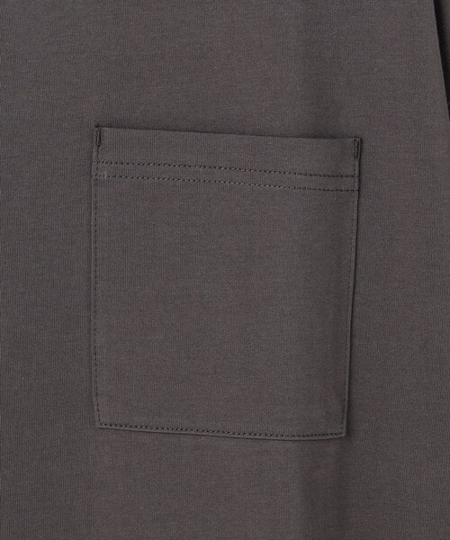 J.PRESS YORK STREET（ジェイプレスヨークストリート）の「【UNISEX】接触冷感 ポケットTシャツ（Tシャツ/カットソー・メンズ・グレー系/ホワイト系/ライトグリーン系・LARGE/MEDIUM/SMALL）」の8枚目の写真