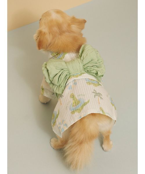 gelato pique(ジェラートピケ)の「【CAT&DOG】浴衣(ペットウェア・レディース・ブルー/イエロー/ライム/ピンク・S/M/L)」の14枚目の写真