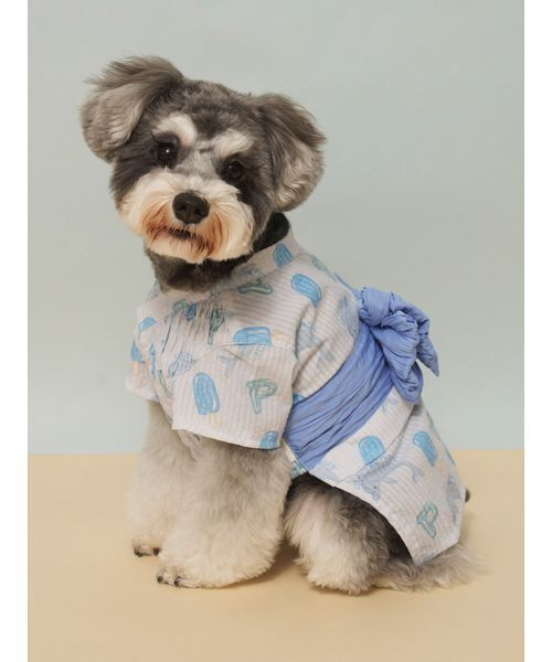 gelato pique(ジェラートピケ)の「【CAT&DOG】浴衣(ペットウェア・レディース・ブルー/イエロー/ライム/ピンク・S/M/L)」の19枚目の写真
