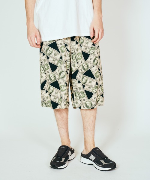 TOWNCRAFT(タウンクラフト)の「TOWNCRAFT / タウンクラフト PRINTED BAGGY SHORT 総柄 イージー バギーショーツ(その他パンツ・メンズ・その他1/その他2/その他3/ブラック・SMALL/MEDIUM/LARGE)」の3枚目の写真