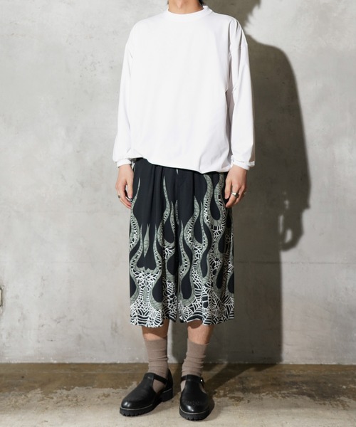 TOWNCRAFT(タウンクラフト)の「TOWNCRAFT / タウンクラフト PRINTED BAGGY SHORT 総柄 イージー バギーショーツ(その他パンツ・メンズ・その他1/その他2/その他3/ブラック・SMALL/MEDIUM/LARGE)」の8枚目の写真