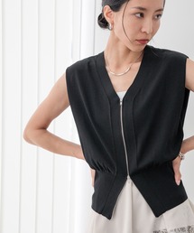 HEREIAM | 【HEREIAM】接触冷感&マシーンウォッシャブル/ノースリZIP VEST(ベスト)