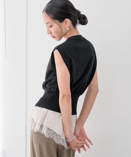 HEREIAM(ヘレイアム)の「【HEREIAM】接触冷感&マシーンウォッシャブル/ノースリZIP VEST(ベスト・レディース・ホワイト/ブラック/ブルー・FREE)」の13枚目の写真