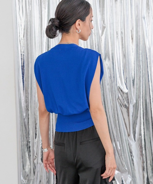 HEREIAM(ヘレイアム)の「【HEREIAM】接触冷感&マシーンウォッシャブル/ノースリZIP VEST(ベスト・レディース・ホワイト/ブラック/ブルー・FREE)」の20枚目の写真