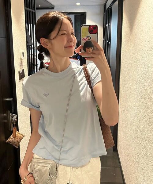 Kijun(キジュン)の「ロゴTシャツ スカイブルー(Tシャツ/カットソー・レディース・その他・SMALL/MEDIUM)」の3枚目の写真