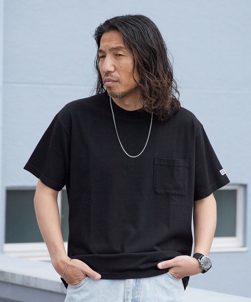 Russell Athletic(ラッセルアスレティック)の「RUSSELL ATHLETIC / ラッセルアスレティック VTG Cotton/Rayon Back Print T Tシャツ 2026年春夏(Tシャツ/カットソー・メンズ・ブラック/レッド・M/L/XL)」の4枚目の写真