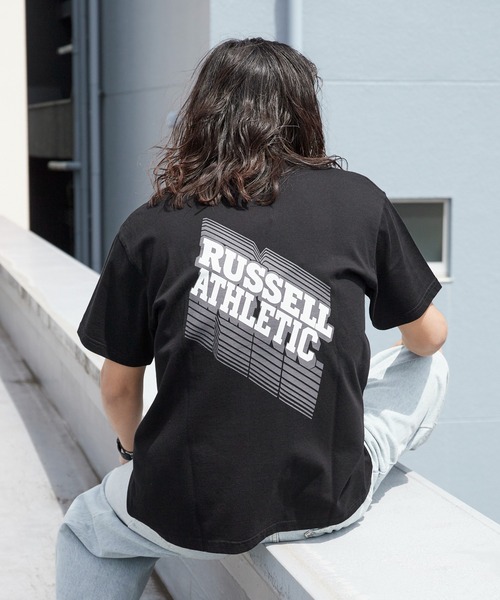 Russell Athletic(ラッセルアスレティック)の「RUSSELL ATHLETIC / ラッセルアスレティック VTG Cotton/Rayon Back Print T Tシャツ 2026年春夏(Tシャツ/カットソー・メンズ・ブラック/レッド・M/L/XL)」の6枚目の写真