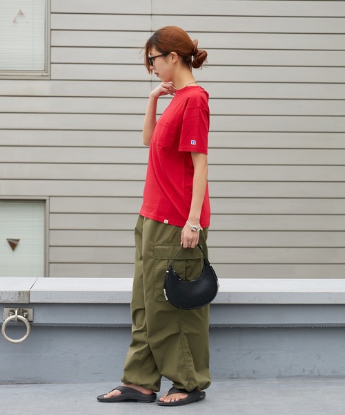 Russell Athletic(ラッセルアスレティック)の「RUSSELL ATHLETIC / ラッセルアスレティック VTG Cotton/Rayon Back Print T Tシャツ 2026年春夏(Tシャツ/カットソー・メンズ・ブラック/レッド・M/L/XL)」の16枚目の写真