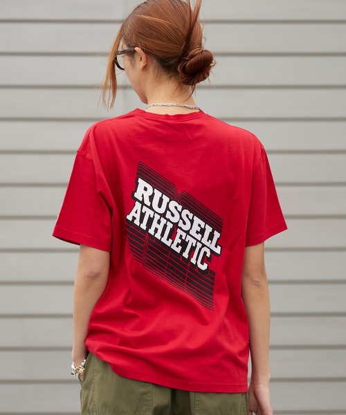 Russell Athletic(ラッセルアスレティック)の「RUSSELL ATHLETIC / ラッセルアスレティック VTG Cotton/Rayon Back Print T Tシャツ 2026年春夏(Tシャツ/カットソー・メンズ・ブラック/レッド・M/L/XL)」の19枚目の写真