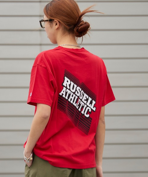 Russell Athletic(ラッセルアスレティック)の「RUSSELL ATHLETIC / ラッセルアスレティック VTG Cotton/Rayon Back Print T Tシャツ 2026年春夏(Tシャツ/カットソー・メンズ・ブラック/レッド・M/L/XL)」の20枚目の写真