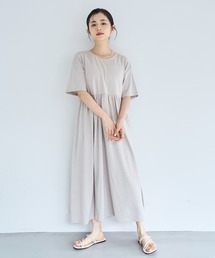 【汗染み防止加工】 前後2way カットワンピース【587185】