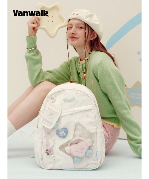VANWALK（バンウォーク）の「Star Bubble Backpack [White]（バックパック/リュック・レディース・ホワイト・FREE）」の4枚目の写真