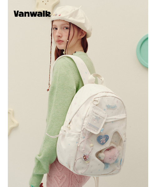 VANWALK（バンウォーク）の「Star Bubble Backpack [White]（バックパック/リュック・レディース・ホワイト・FREE）」の5枚目の写真