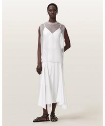 ALLSAINTS | AVA SLEEVELESS SATIN MIDI DRESS | AVA ノースリーブ サテン ミディ ドレス・ワンピース(ワンピース)