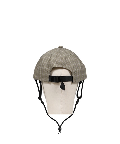 DAIWA PIER39(ダイワピア39)の「TECH 6PANEL CAP SUMMER PLAID(キャップ・メンズ・ブラック×グレー/ブルー/ライトグレー・OS)」の5枚目の写真